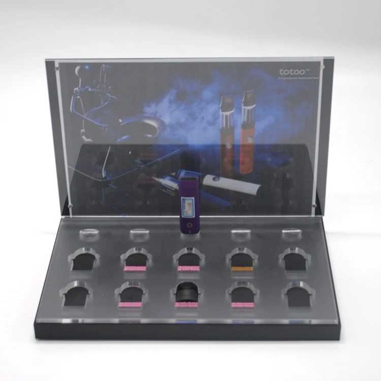 Electronic cigarette display rack vape
