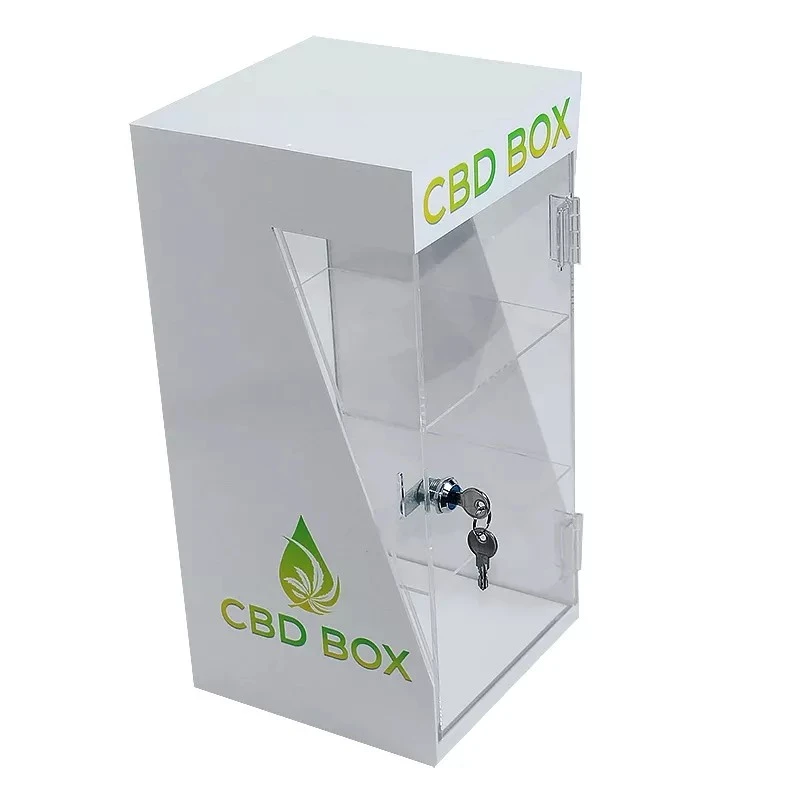 White luminescent electronic atomizer display cabinet with lock vape White luminescent electronic atomizer display cabinet with lock vape