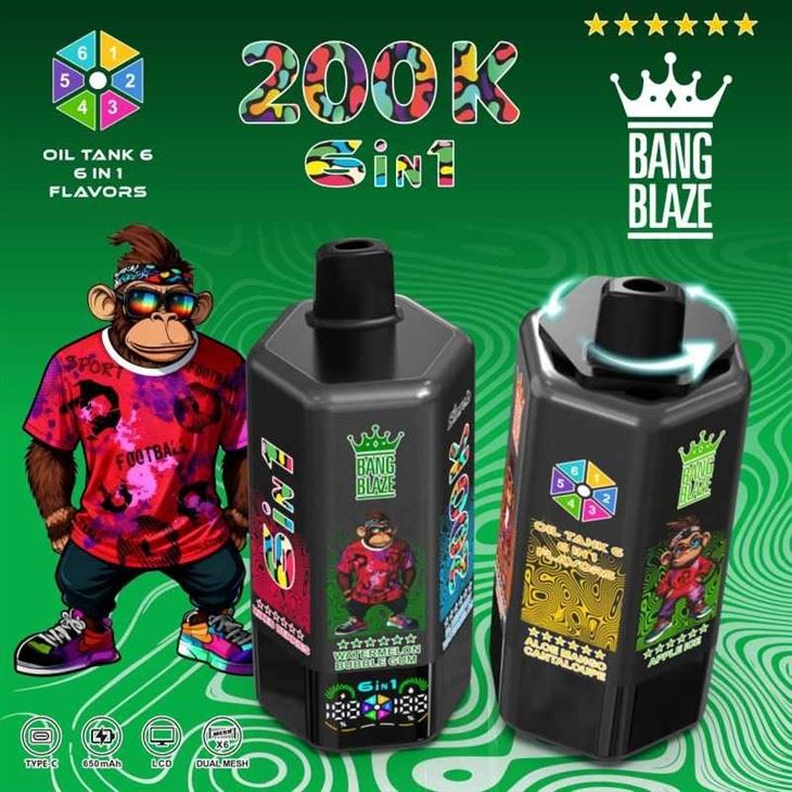 BANG BLAZE 200K 6in1 Flavor factory BANG BLAZE 200K 6in1 Flavor factory