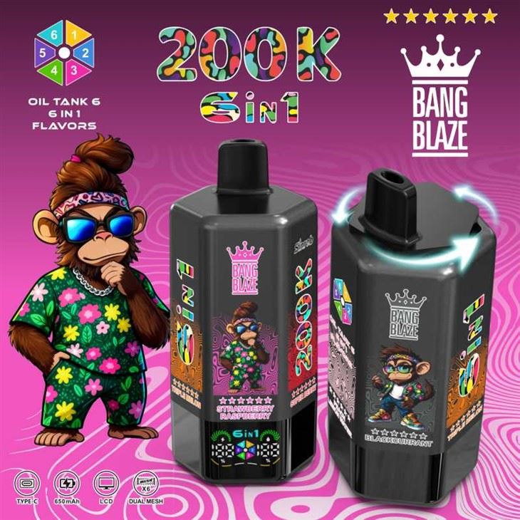 BANG BLAZE 200K 6in1 Flavor BANG BLAZE 200K 6in1 Flavor