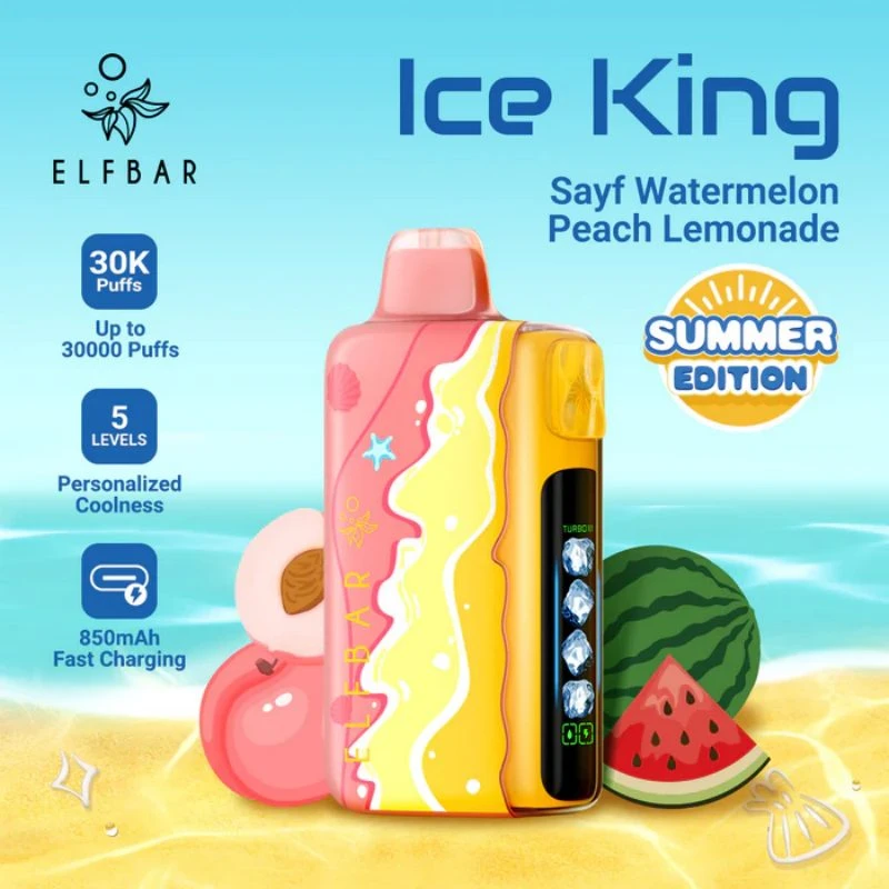 ELFBAR ICE KING SUMMER EDITION 30000 puffs vape ELFBAR ICE KING SUMMER EDITION 30000 puffs vape