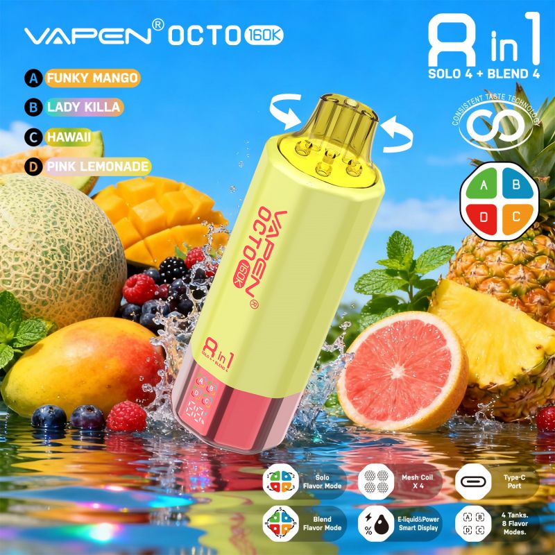 VAPEN OCTO 160K 5 VAPEN OCTO 160K 5