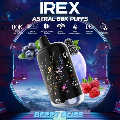IREX Astral 80K - Yon sigarèt elektwonik jetab ki gen gwo kapasite, pèfòmans ...