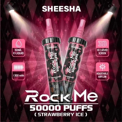 RockMe SHISHA 50000 VAPE Nan-Analiz pwofondè: Lè sigarèt E-jetab yo vrèman an...