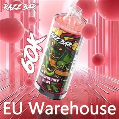 Razz Bar 60000: Yon nouvo opsyon pou gwo -sigarèt E-jetab.