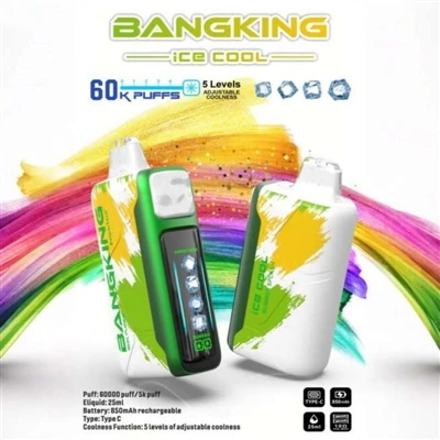 BANGKING ICE King COOL 60K: Yon nouvo referans pou sigarèt E-jetab.