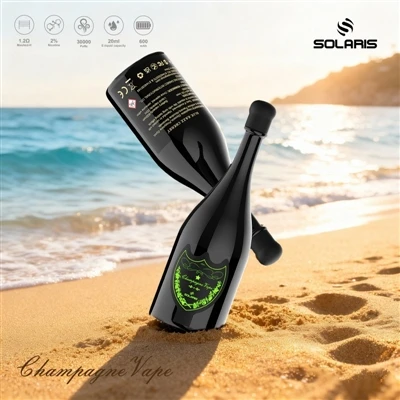 SOLARIS Champagne 30000 Puffs 30K E-sigarèt: Lè gwo soufle konte satisfè Este...