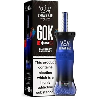 AL Fakher Crown Bar EHOSE X 60K: Eksperyans final la nan gwo -sigarèt elektwo...