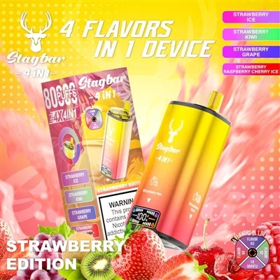 Hotsellvape Wholesale Channel Rekòmandasyon: Stag Bar 4in1 80000 Puffs - Anal...