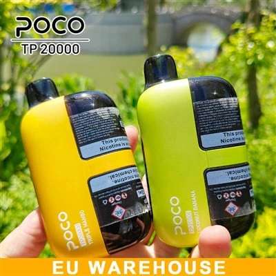 POCO TP20000: Yon opsyon sigarèt elektwonik jetab ki enkòpore -Dirabilite alo...