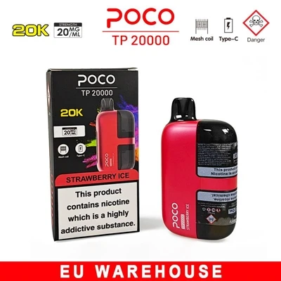 POCO 20000: Yon E-sigarèt jetab ki fè yon balans ant durabilite, gou, ak konv...