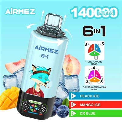 Airmez Fox 140K: Yon kreyasyon inovatè ki remode eksperyans nan sigarèt elekt...