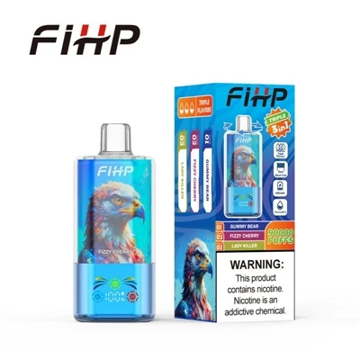 FIHP 90000 Triple 3in1: Jwi yon eksperyans Vaping ki satisfè ak twa gou difer...