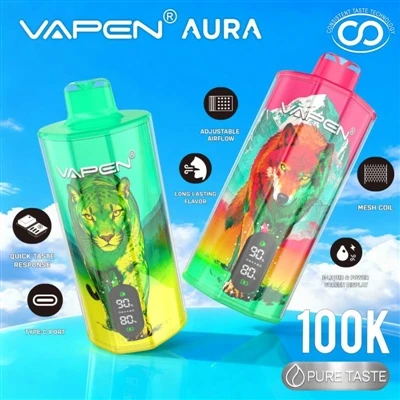 VAPEN AURA 100K: Lè 'jetab' pa vle di rezoud ankò