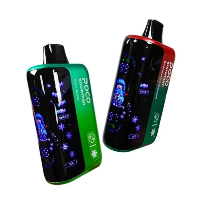 POCO SNOWMAN 70000 PUFFS: Lè yon E-sigarèt kòmanse 'woule' woutin chak jou ou.