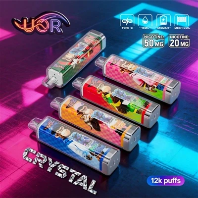 UOR CRYSTAL 12K: Yon eksperyans pwofesyonèl nan Vape jetab