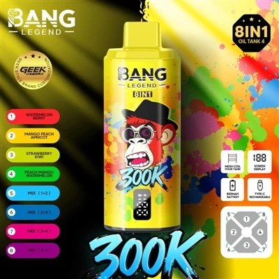 Bang Legend 300K: Yon referans pou yon nouvo epòk E-sigarèt