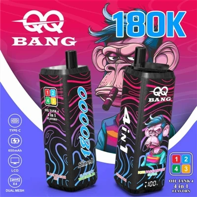 QQ BANG 180K - Nouvo Trendsetter nan sigarèt elektwonik plizyè -.