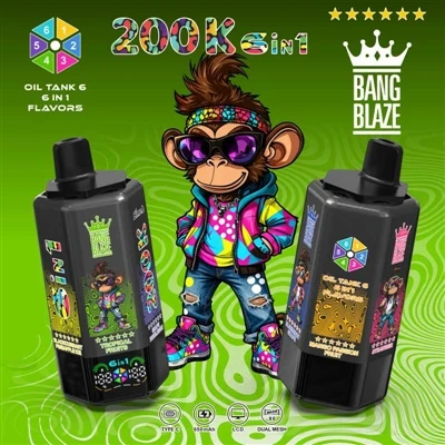 BANG BLAZE 200000 6in1: Sis gou nan youn, ou ka vrèman jwe avèk yo pou yon ta...