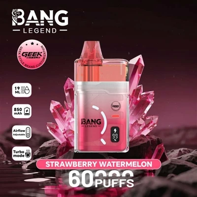 BANG LEGEND 60K: Nouvo Tandans ou nan E-sigarèt Lifestyle