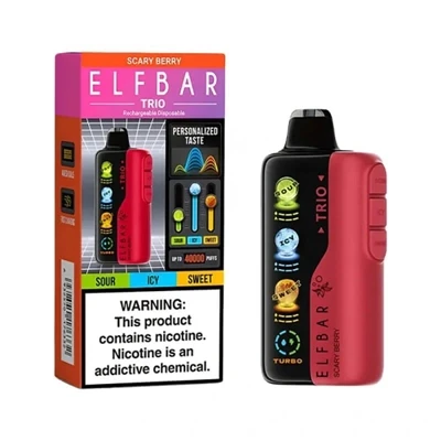 ELFBAR TRIO 40000 PUFFS: Lè 'lontan batri lavi' vin vre kapasite chak jou