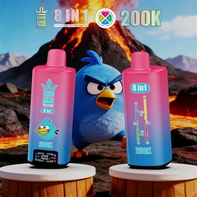 BANG KING VAPEN 8IN1 200K: Yon revolisyon sigarèt elektwonik alamòd pou jèn moun