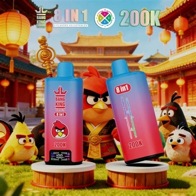 BANG KING VAPEN 200K 8IN1: Eksperyans ultim E-sigarèt la ak plizyè gou ak yon...