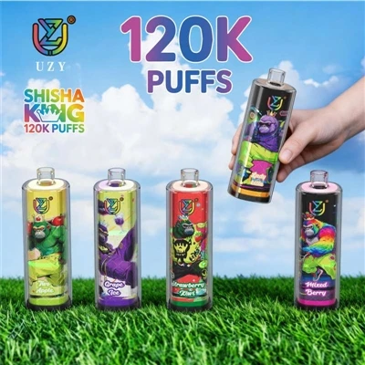 UZY SHISHA HOOKAH KING 120K: Lè E-sigarèt yo kòmanse vin yon 'konpayon-lon tèm'