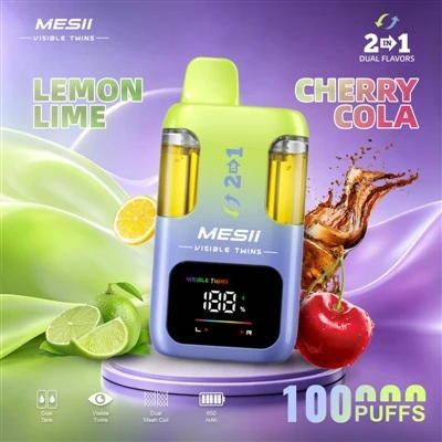 MESII VISIBLE TWINS 100K Puffs: Lè E-sigarèt yo kòmanse 'rete avè ou yon ti t...