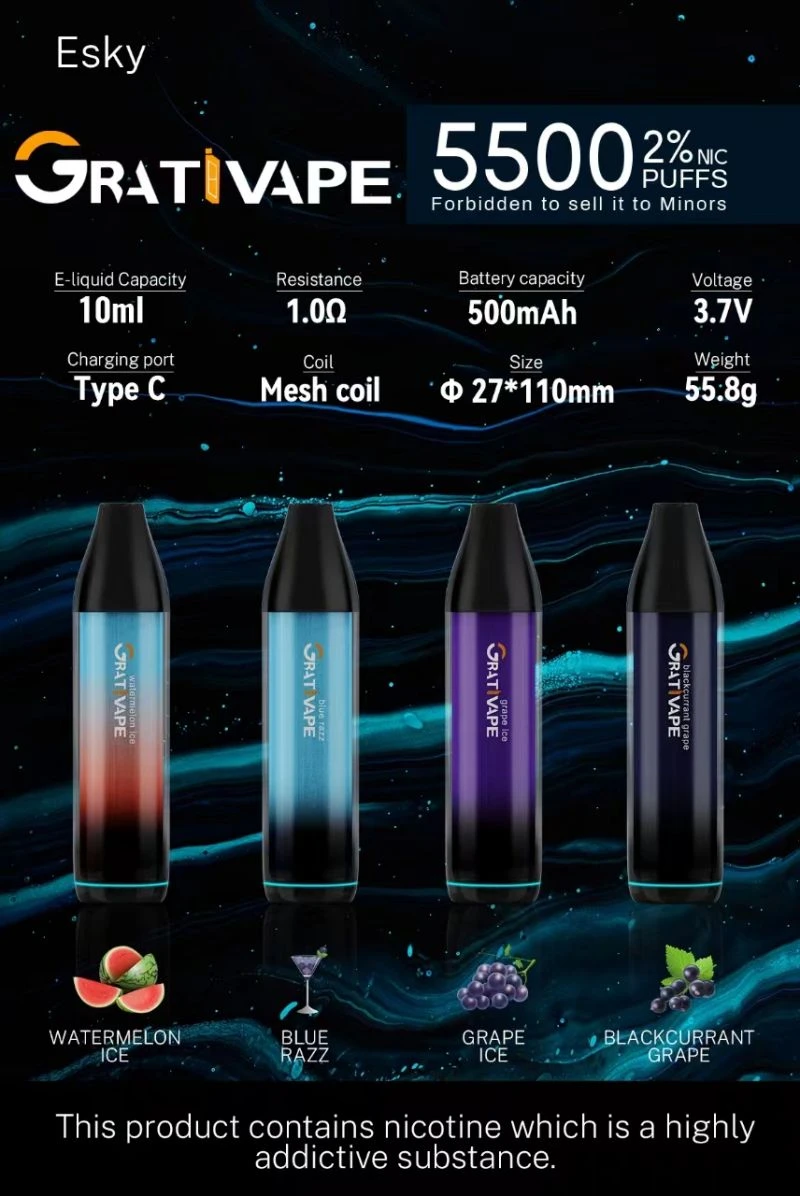 Grativape Esky 5500 vapes vape