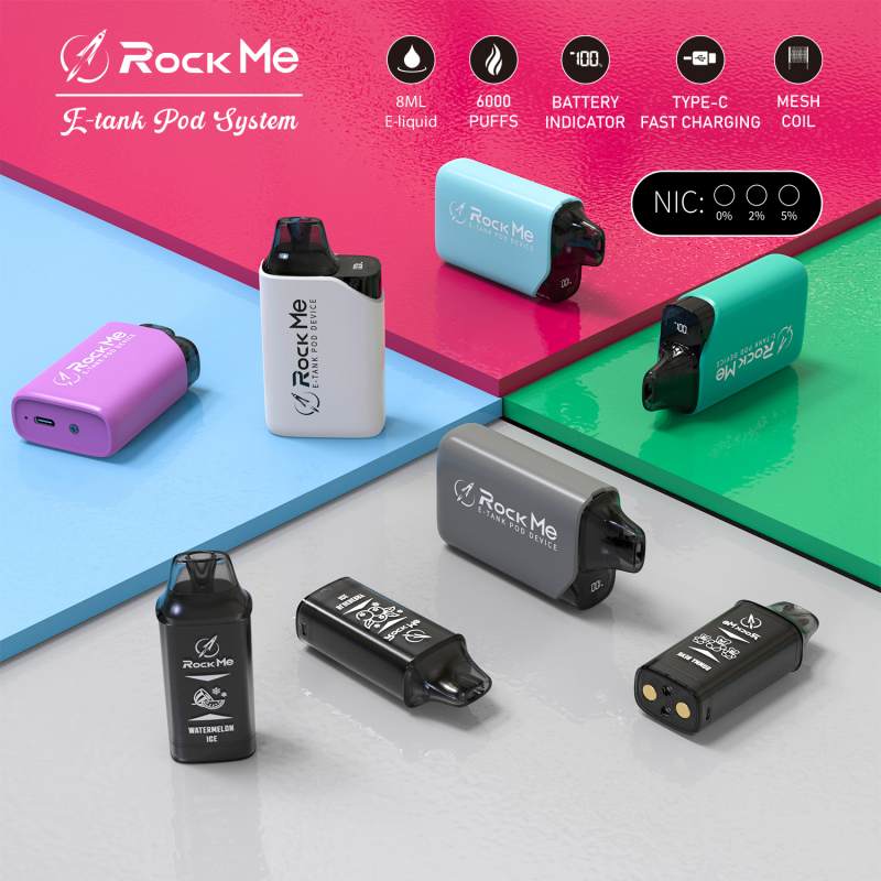 Rock Me E-TANK POD DEVICE 6000 vape vape