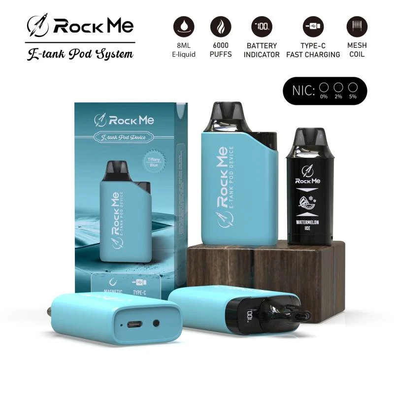 Rock Me E-TANK POD 6000 puff vape Rock Me E-TANK POD 6000 puff vape