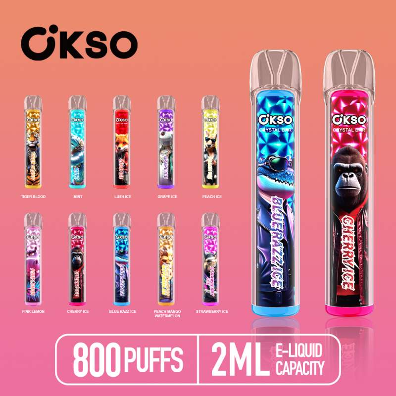OKSO CRYSTAL BAR 800 PUFFS 3