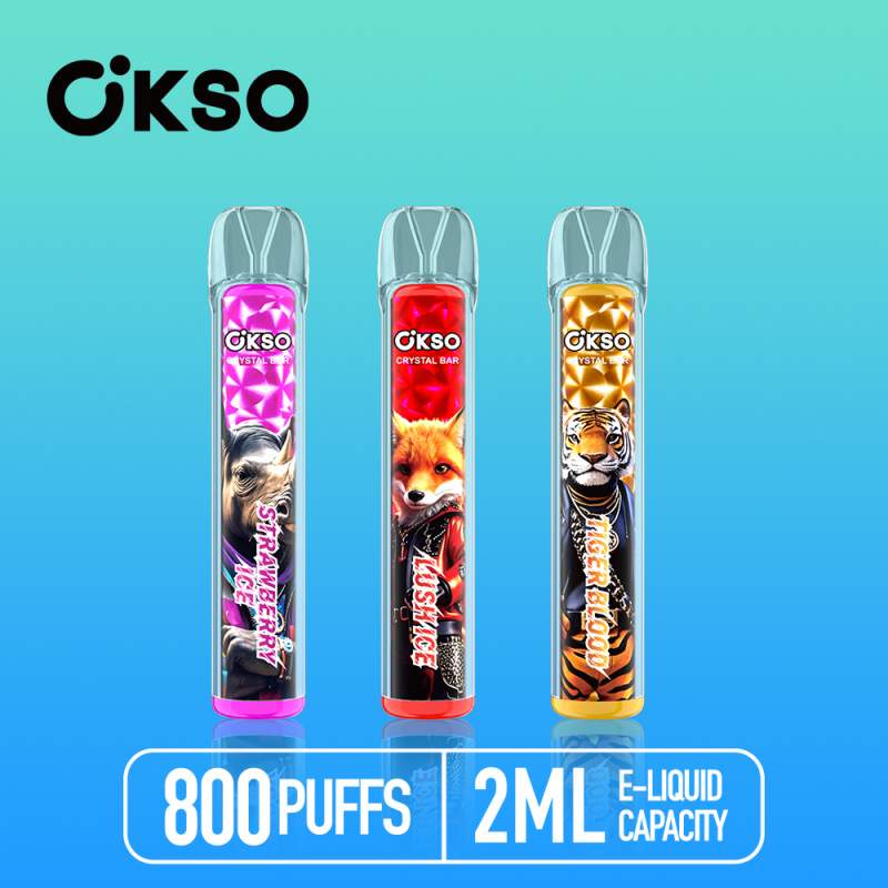 OKSO CRYSTAL BAR 800 PUFFS 9