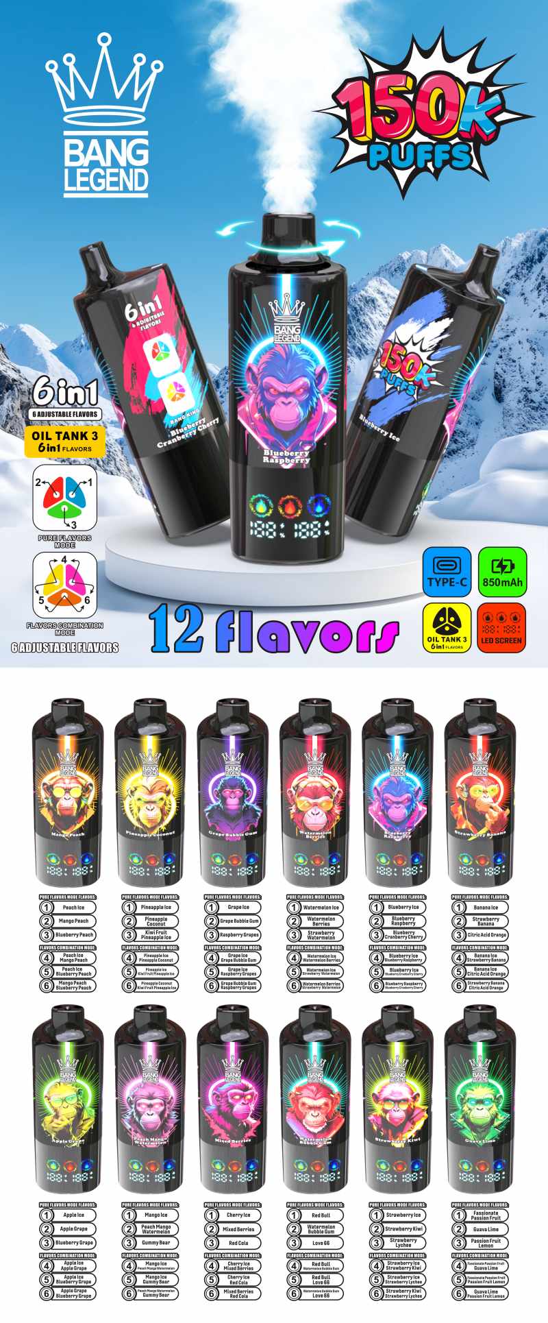 BANG LEGEND 150K taste