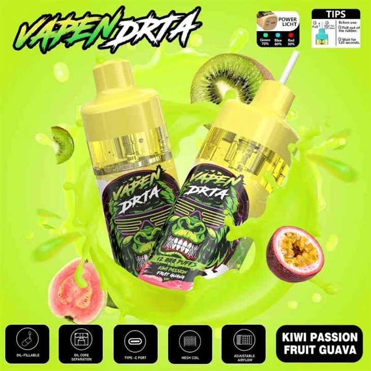 Kiwi Passion Fruit Guava_VAPNE DRTA 12000