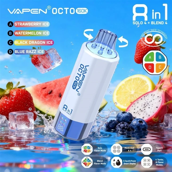 Vapen Octo 160K Puffs 8in1 best Vapen Octo 160K Puffs 8in1 best